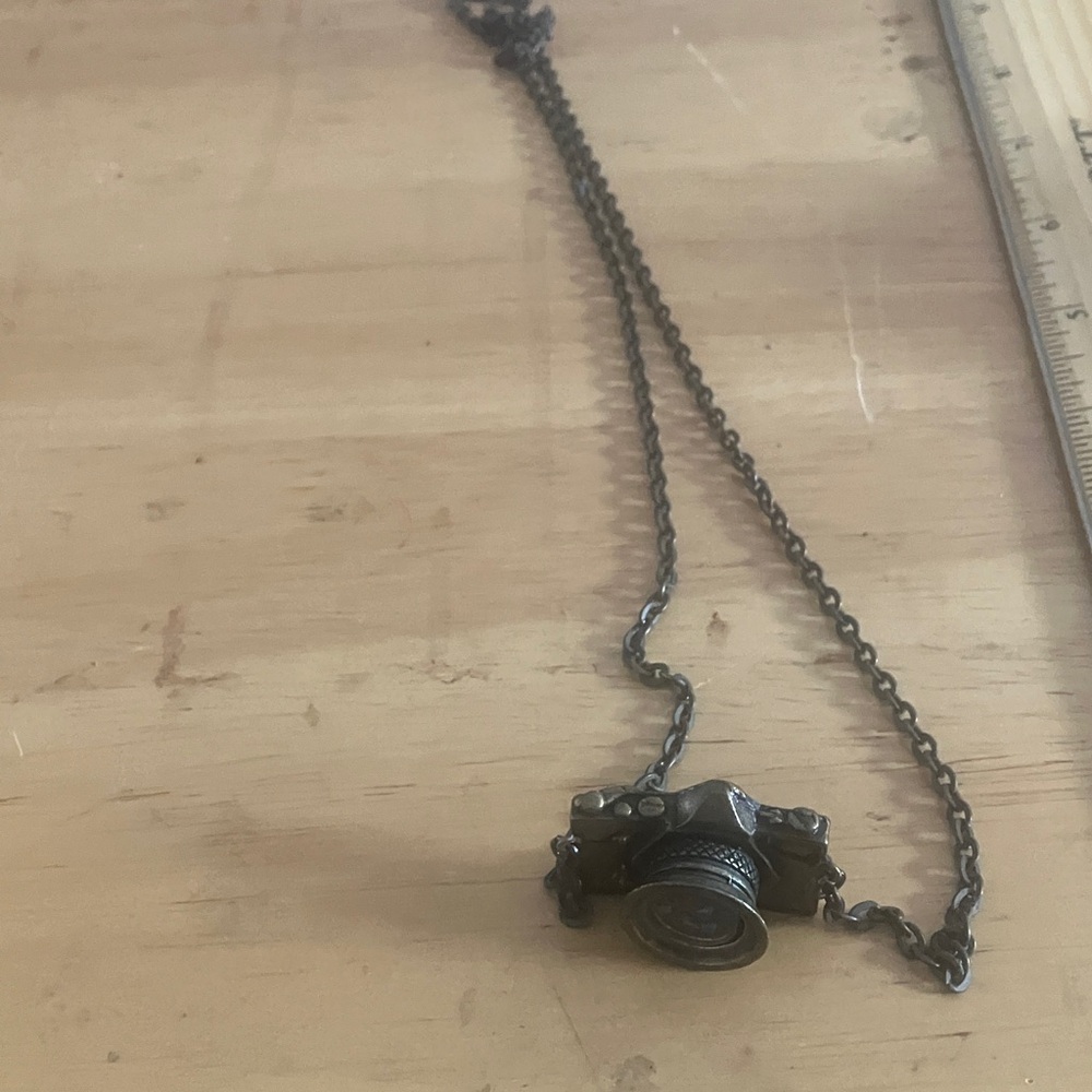 Vintage Camera Pendant Necklace